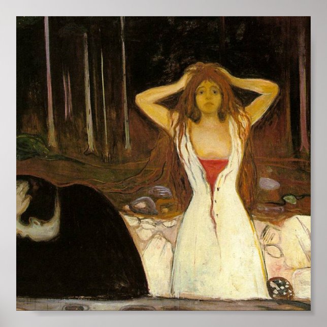 Ashes by Munch Print Poster (Framsidan)
