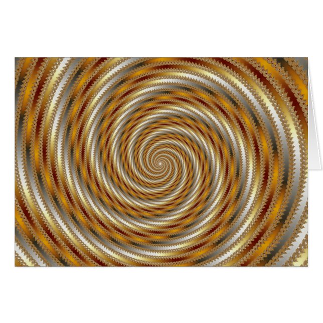 Ashes - Fractal Hälsningskort (Framsidan Horizontal)