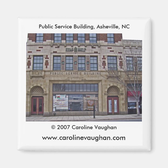 Asheville 1699, Byggnad, Ashevi... Magnet (Framsidan)