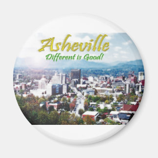 Asheville.. annorlunda är bra! magnet