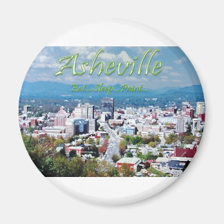 Asheville...Ät..Vilo..Färg Magnet
