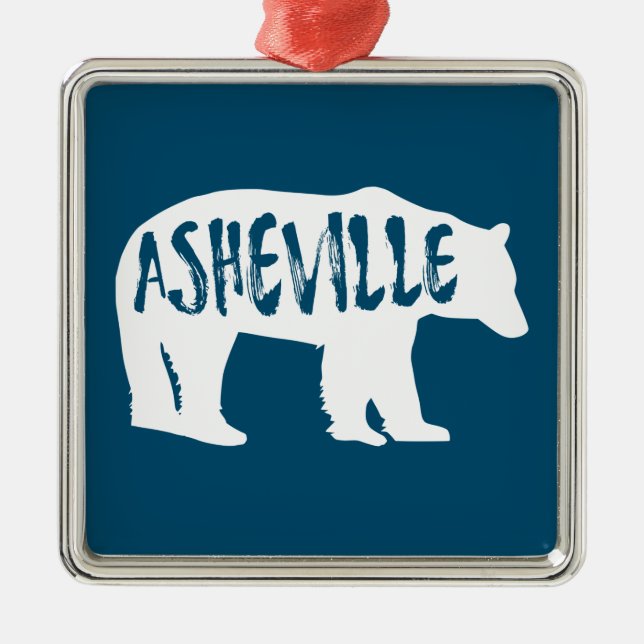Asheville Bear Julgransprydnad Metall (Framsidan)