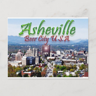 Asheville Beer City USA Vykort