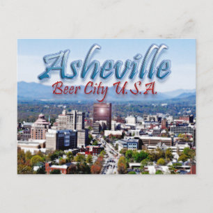 Asheville Beer City USA Vykort