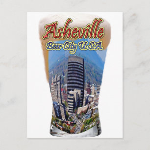 Asheville Beer City USA Vykort