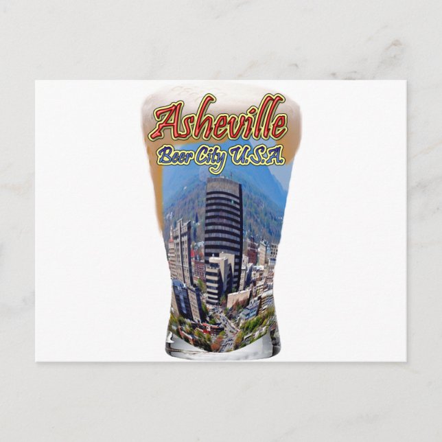 Asheville Beer City USA Vykort (Framsida)