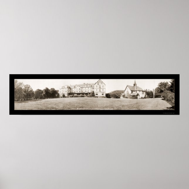 Asheville College Photo 1910 Poster (Framsidan)