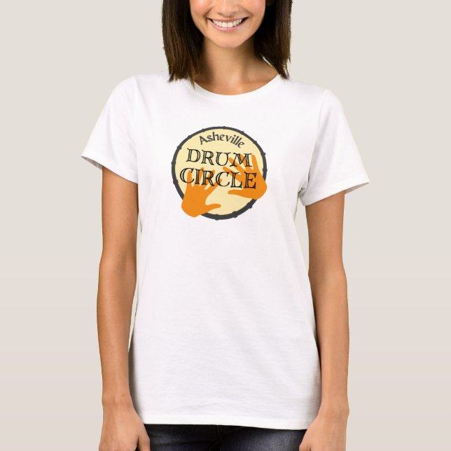 Asheville Drum Circle T-shirt (Framsida)