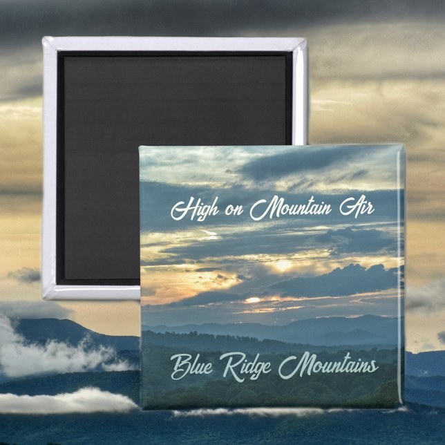 Asheville North Carolina Blue Ridge Mountains Magnet (Skapare uppladdad)