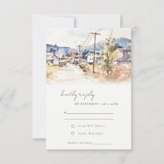 Asheville North Carolina Landskapsbröllop OSA Kort