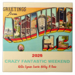 Asheville North Carolina Memory Tile Kakelplatta<br><div class="desc">Exceptionell gåva! Kom ihåg att Asheville resa,  helg,  äventyr med vänner eller familj är mycket speciell på en keramik 6 x 6 med en vintage,  ett vykort från staden. Det är enkelt att anpassa/anpassa!</div>