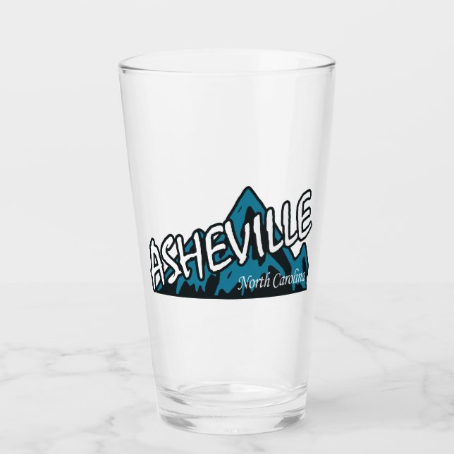 Asheville North Carolina Mountains Glaskopp (Framsida)