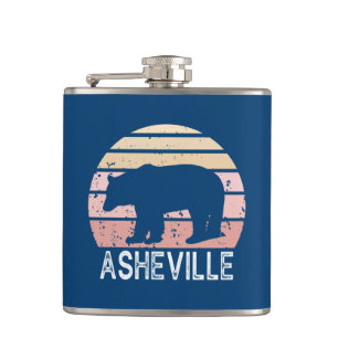 Asheville North Carolina Retro Bear Fickplunta