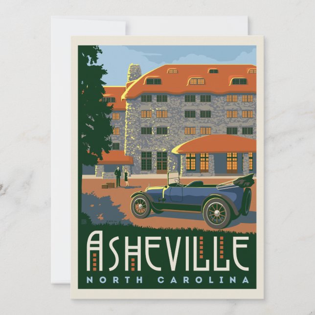 Asheville, North Carolina | Spara datum - foto Spara Datumet (Framsida)