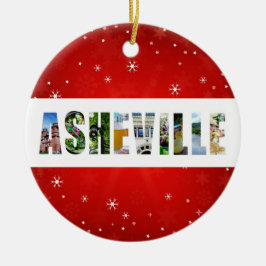Asheville North Carolina Travel Photos jul Julgransprydnad Keramik