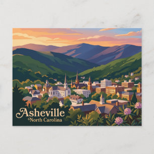 Asheville North Carolina Vykort