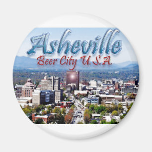 Asheville ölstad USA Magnet