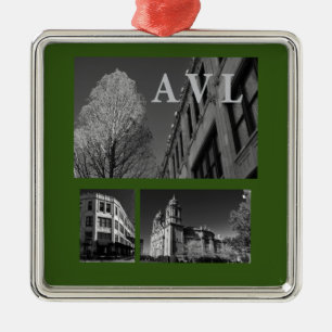 Asheville prydnad julgransprydnad metall