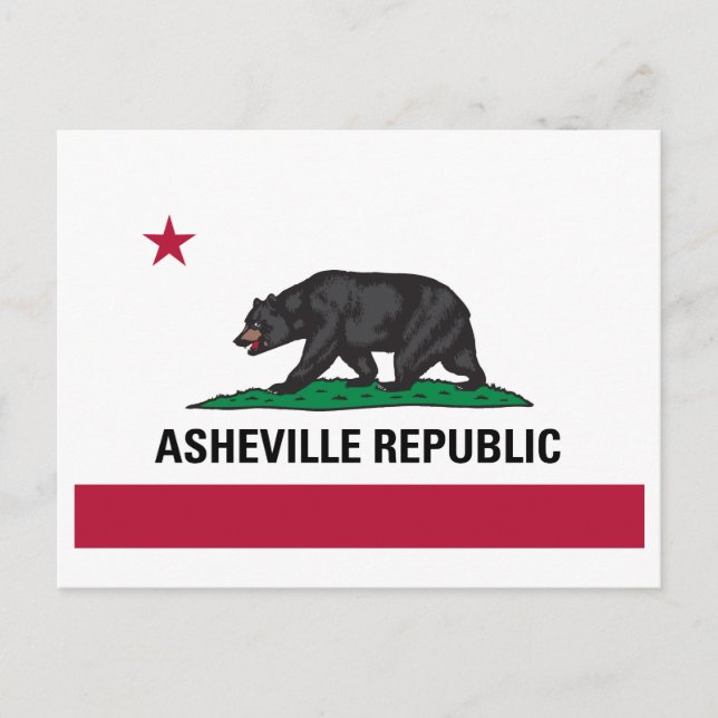 Asheville-republiken Vykort (Framsida)