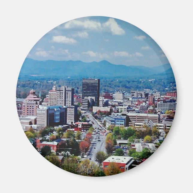 Asheville Tshirts Magnet (Framsidan)