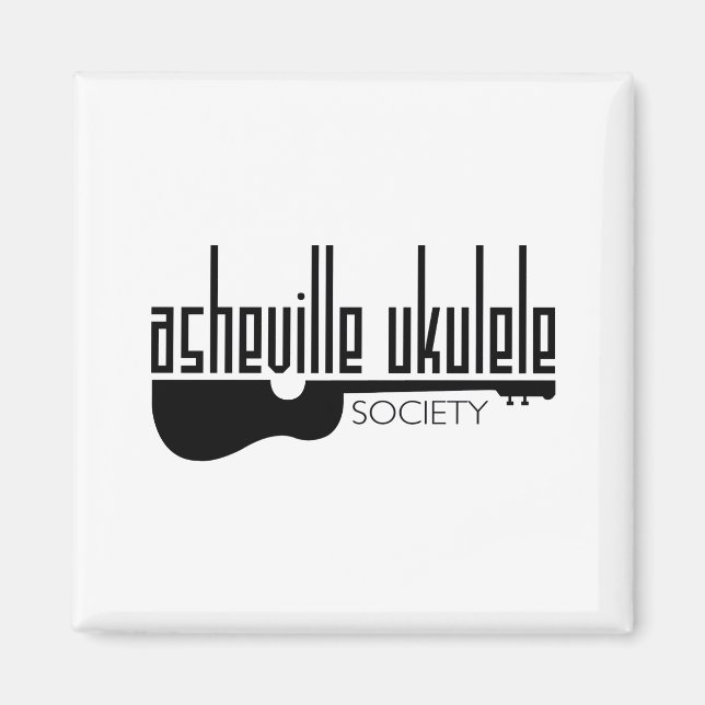 Asheville Ukulele Society Magnet (Framsidan)