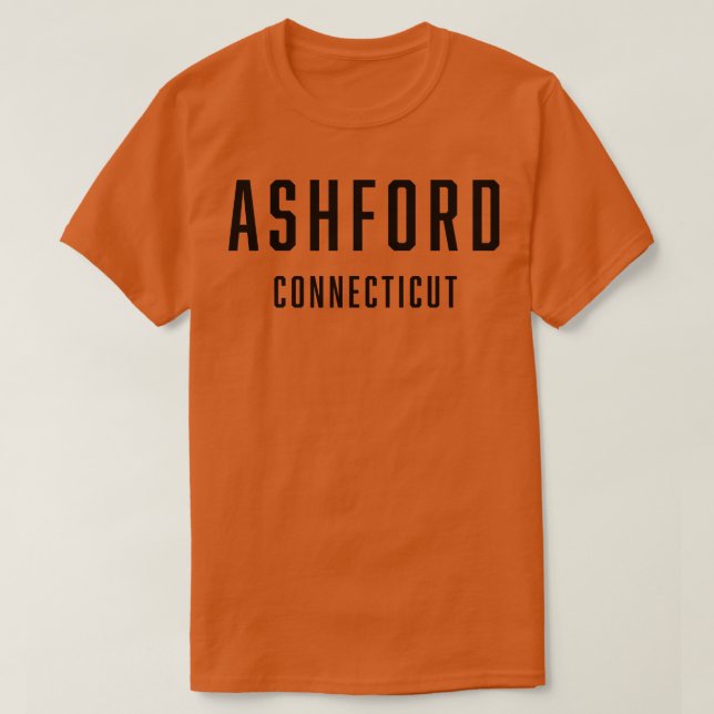 Ashford Connecticut TShirt T Shirt (Design framsida)
