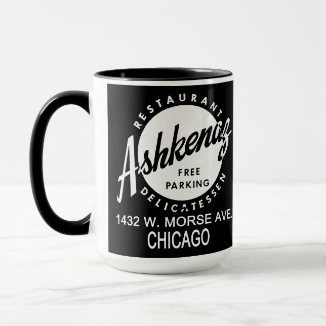 Ashkenaz Delicatessen Restaurant, Chicago Mugg (Vänster)