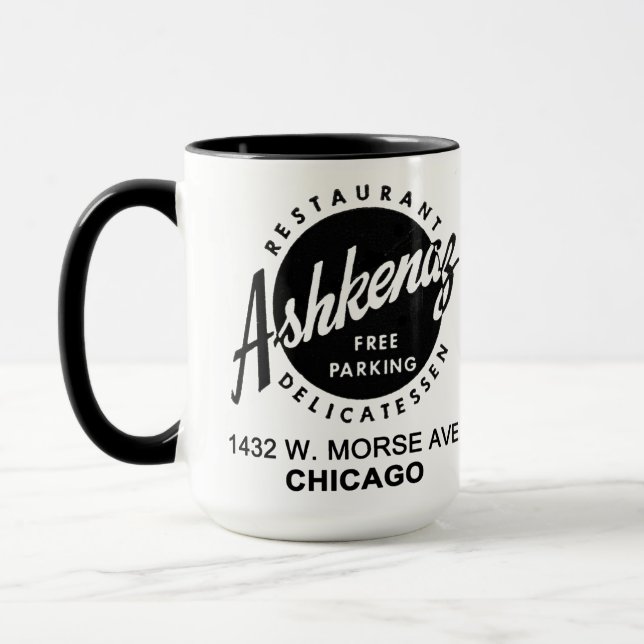 Ashkenaz Delicatessen Restaurant, Chicago Mugg (Vänster)