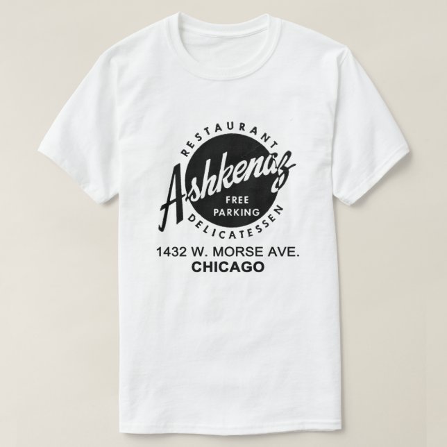 Ashkenaz Delicatessen Restaurant, Chicago T Shirt (Design framsida)