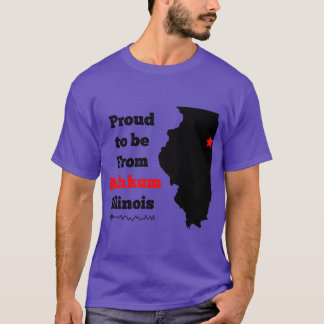 Ashkum Illinois Pride Design T Shirt