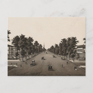 Ashland Avenue, Chicago (c) 1880) Vykort