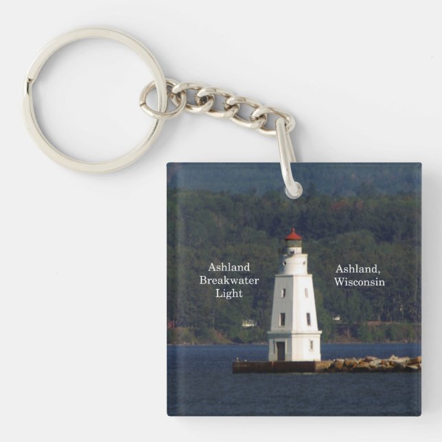 Ashland Breakwater Light akrylnyckelring (Framsidan)
