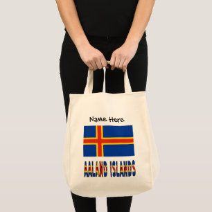 Ashland Islands Ålandsk flagg Personlig Tygkasse