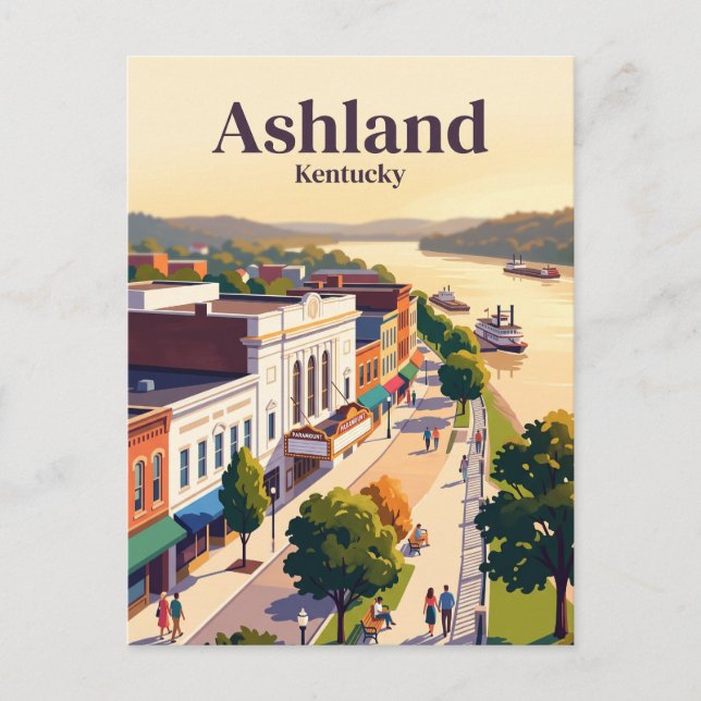 Ashland, Kentucky Vykort (Framsida)