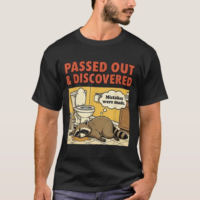 Ashland Liquor Bandit Raccoon Funny  T Shirt (Framsida)