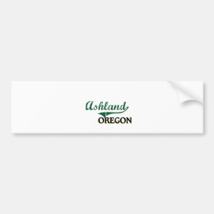 Ashland Oregon Klassisk Design Bildekal