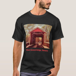 Ashland Red Covered Bridge i Delaware T-Shirt