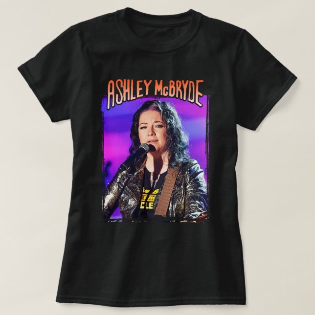 Ashley Art McBryde Porträtt T Shirt (Design framsida)