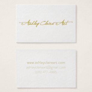 Ashley Claire konst Visitkort