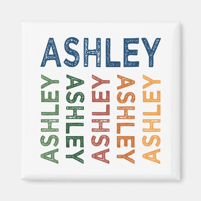 Ashley Cute Colorful Magnet (Framsidan)
