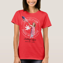 Ashley Law flagga t-shirt