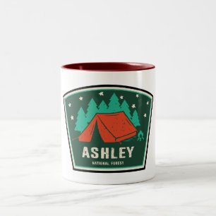 Ashley National Forest Camping Två-Tonad Mugg