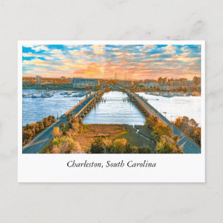 Ashley River Bridge: A Journey Into Charleston Vykort