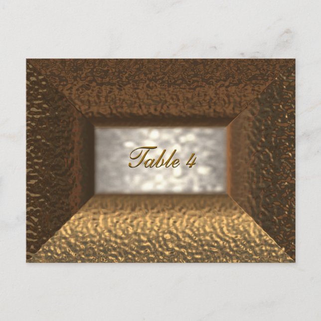 Ashley Victorian Bordsnummer Card (Framsida)