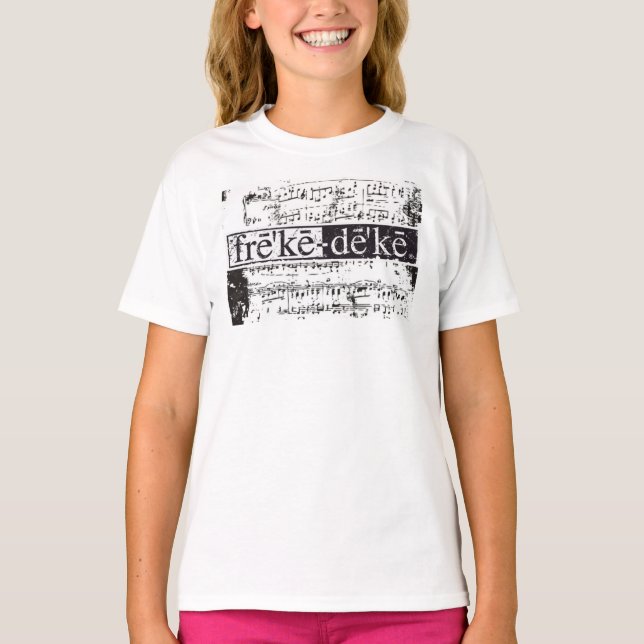 ashlyn antecknar flickor ringer t shirt (Framsida)
