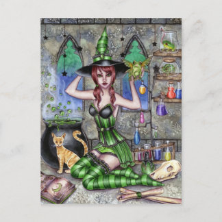 Ashlyn - vykort för Potion Witch
