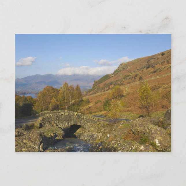 Ashness Bridge, Lake District, Cumbria, England Vykort (Framsida)