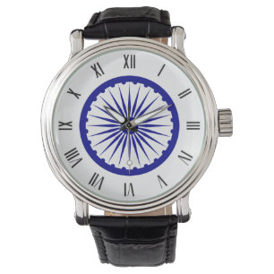 Ashoka Chakra (1947-1950) Symbol Armbandsur