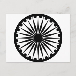 Ashoka Chakra Vykort