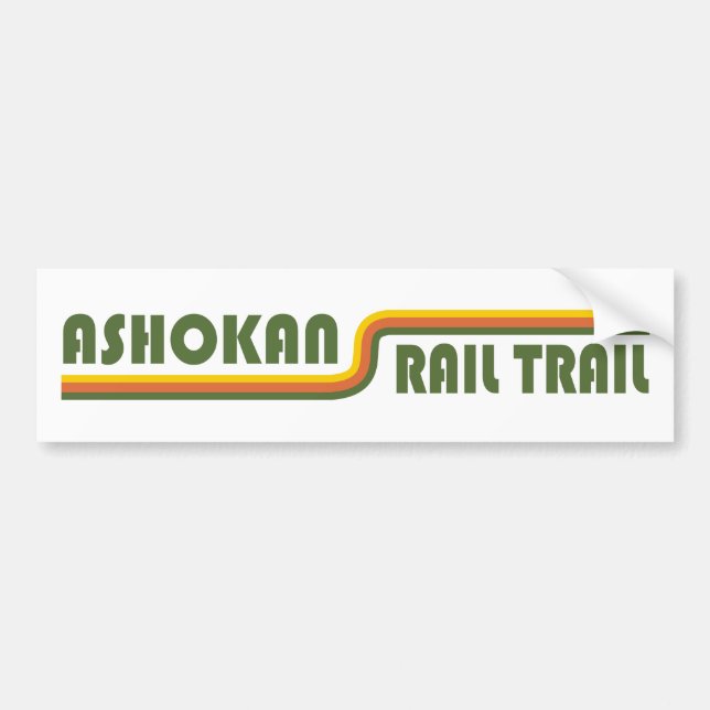 Ashokan Rail Trail New York Bildekal (Framsidan)
